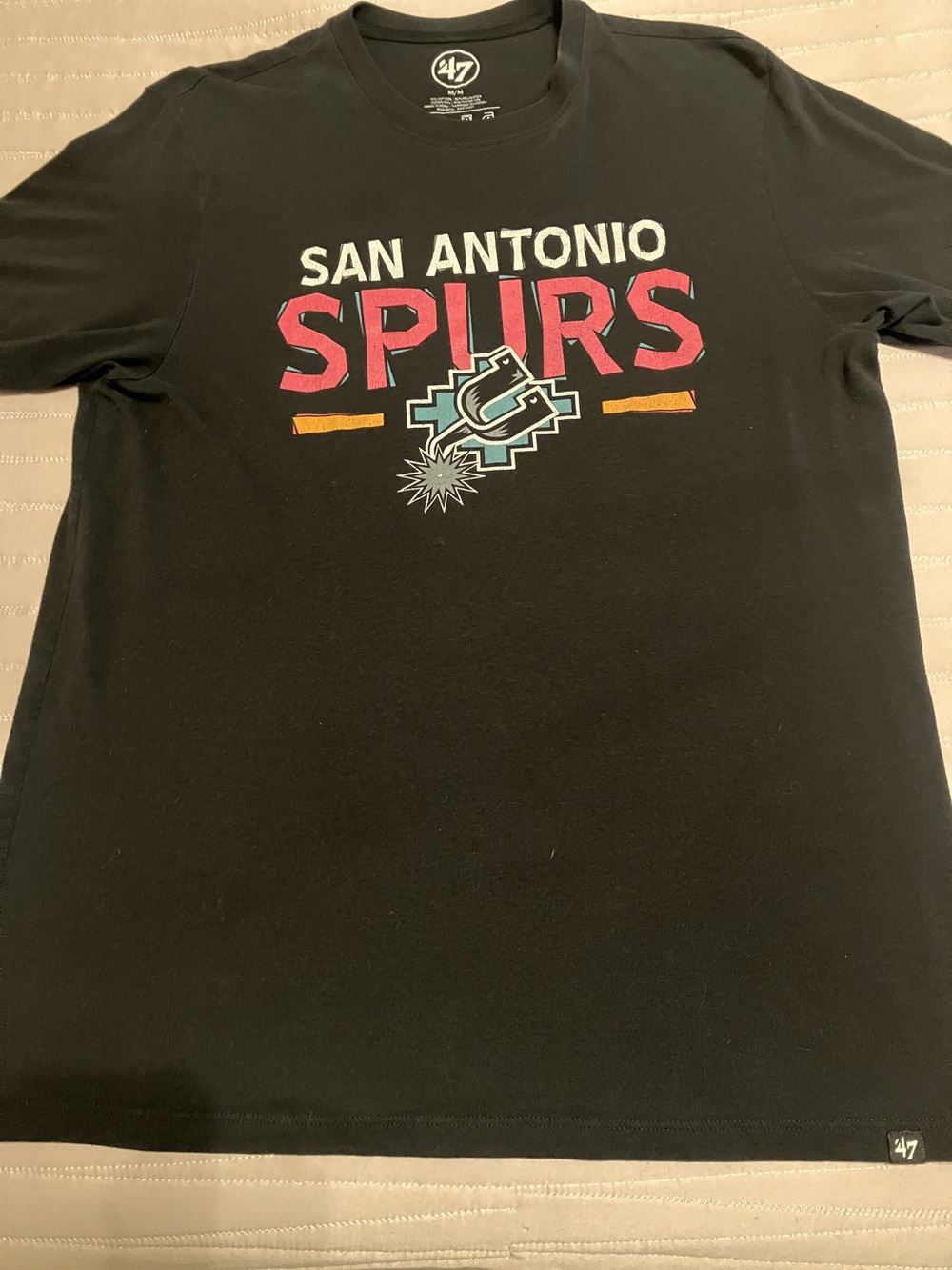 San Antonio Spurs Black Tee